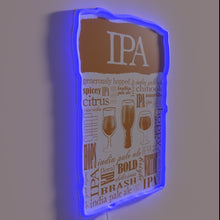 Load image into Gallery viewer, IPA India Pale Ale Typography Neon Sign for Beer Enthusiasts