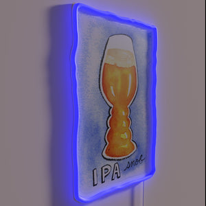 Handmade Neon Sign for Craft Beer Enthusiasts and IPA Connoisseurs