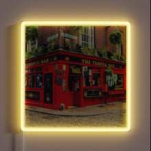 Load image into Gallery viewer, Vibrant Neon Sign Featuring Ireland&#39;s Iconic Temple Bar Pub Logo