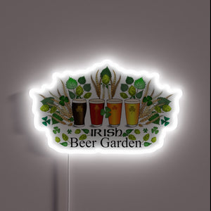 Vibrant Ireland-inspired neon signage for pubs and beer gardens