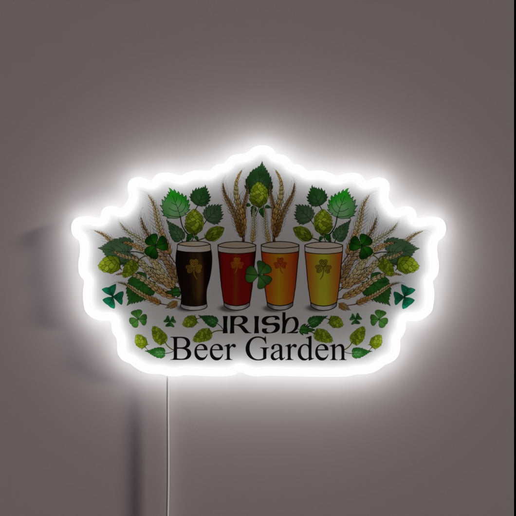 Vibrant Ireland-inspired neon signage for pubs and beer gardens