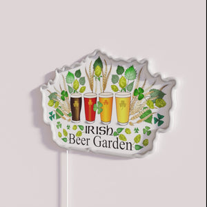 Irish Pub Decorative Neon Sign with Bright RGB Color Accent