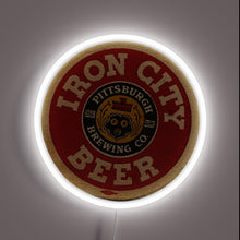 Load image into Gallery viewer, **Alt text:** *Iron City Beer neon sign.*