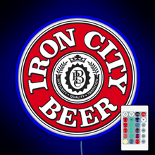 Load image into Gallery viewer, Iron City Beer RGB neon sign remote