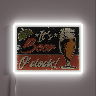 Brighten up your home bar with this vibrant neon sign.