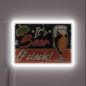 Brighten up your home bar with this vibrant neon sign.