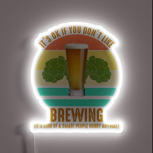 Brewing Coffee Is Optional, but Our Sign is Always On