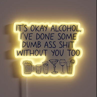 Alcohol is okay in moderation, as marked by this sign