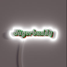 Load image into Gallery viewer, Retro 1970s Jägermeister bar branding nostalgia neon LED signage.