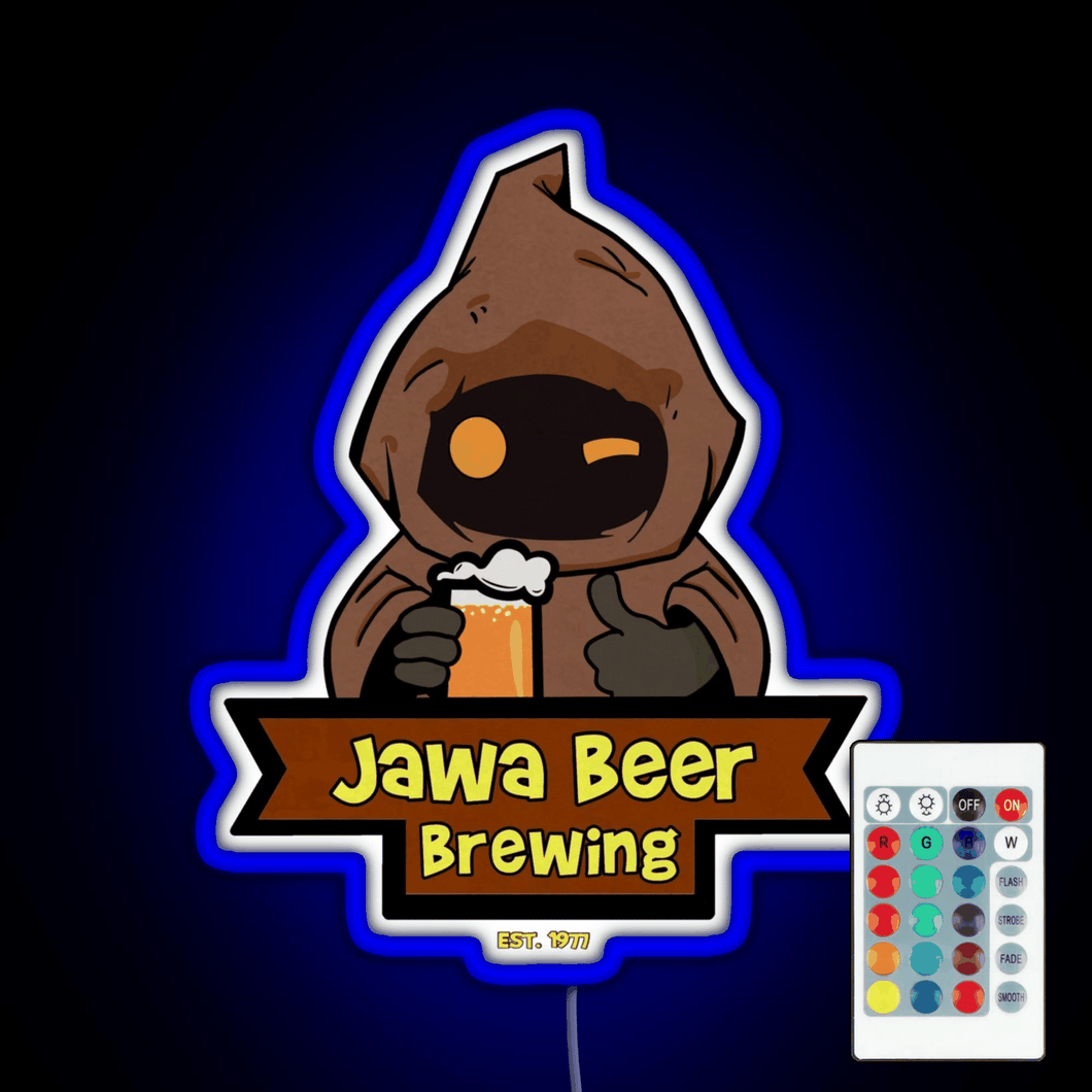 Jawa Beer Brewing Co RGB neon sign remote