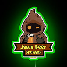 Load image into Gallery viewer, Jawa Beer Brewing Co RGB neon sign green