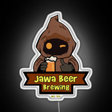 Load image into Gallery viewer, Jawa Beer Brewing Co RGB neon sign white 