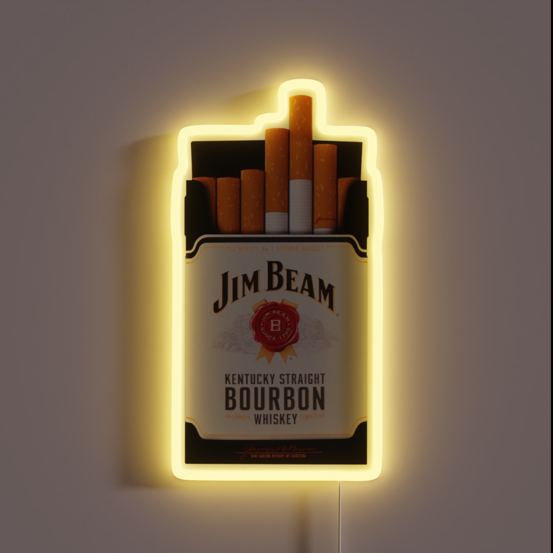 cigarette led Jim Beam Cigarettes RGB LED Sign cigarette led Jim Beam Cigarettes RGB LED Sign