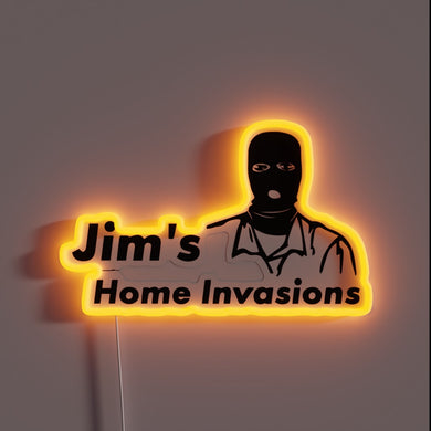 Vibrant neon signage for homeowners to defend their personal space.