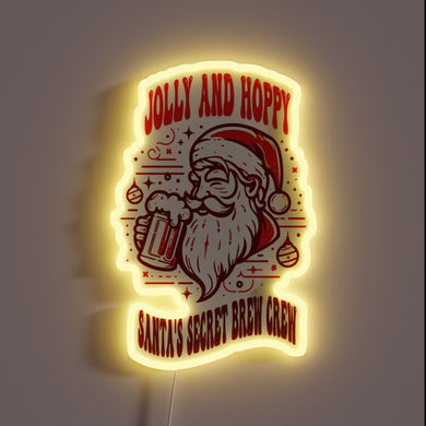 Holiday cheer in a glow with Santa's secret brew crew