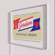 Load image into Gallery viewer, Eye-catching neon beer bar decoration with vibrant Jordan Strong beer lights