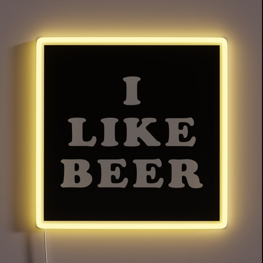 RGB Neon Sign - Justice Kavanaugh I Like Beer Costume