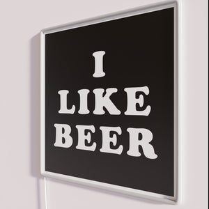 Neon 'I Like Beer' Judge Brett Kavanaugh Halloween Party Decor