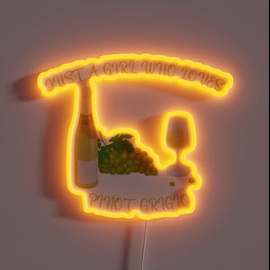 Vibrant neon sign for wine lovers and their quirky personalities.