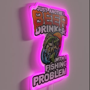 Neon sign for the ultimate fisherman and craft beer enthusiast.