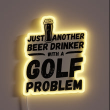 Load image into Gallery viewer, Golf-themed bar decor for enthusiasts and jokesters alike.