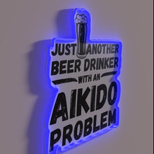 Load image into Gallery viewer, Quirky Aikido-Inspired Beer Sign for the Humorous Enthusiast at Home