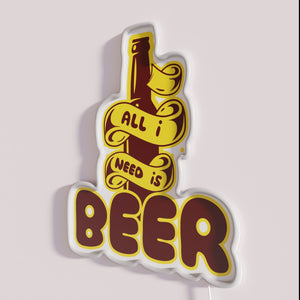 RGB neon beer bar pub sign decor home lighting accents