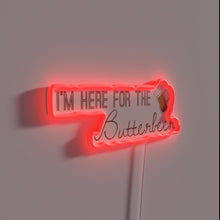Load image into Gallery viewer, Delicious nostalgia in every glowing word of this BUTTERBEER sign.