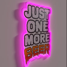 Load image into Gallery viewer, Quirky bar decor saying for beer lovers with humor