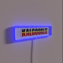 Load image into Gallery viewer, Kalgoorlie Western Australia City Skyline Neon Sign With RGB Color Options