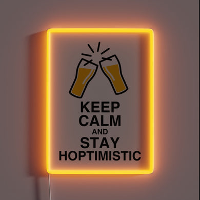 Stay optimistic with this vibrant RGB neon motivational home decor light.