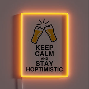Stay optimistic with this vibrant RGB neon motivational home decor light.