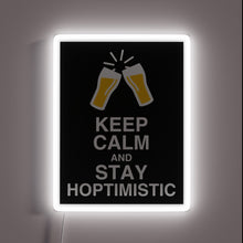 Load image into Gallery viewer, Bringing motivational positivity with vibrant RGB illuminated optimistic signs artwork