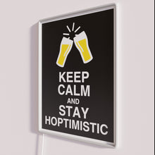 Load image into Gallery viewer, Neon Sign: Inspirational Stay Hoptimistic Motivational Gift Wall Decorations Ideas