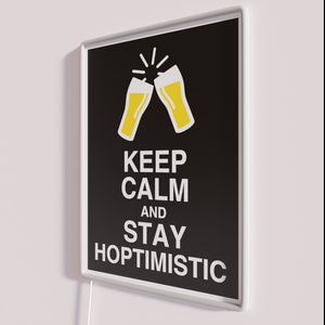 Neon Sign: Inspirational Stay Hoptimistic Motivational Gift Wall Decorations Ideas