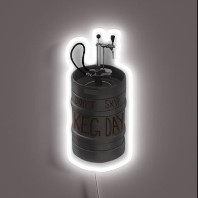Customizable Neon Sign for Celebrating Beer Lovers on Keg Day