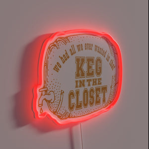 Bar essentials in style with colorful neon home decor lighting.