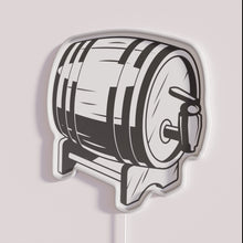 Load image into Gallery viewer, Vibrant Mead Lover&#39;s RGB Neon Sign with Fermented Keg Design