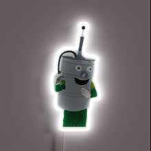 Load image into Gallery viewer, Vibrant RGB lighting illuminates your space with Keggy the keg