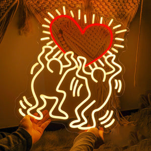Keith Haring Neon sign