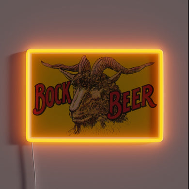 Vintage neon sign advertising defunct Kiewel Bock Brewery beer nostalgia
