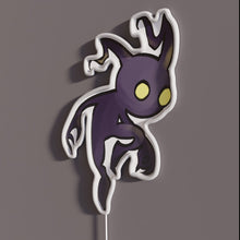 Load image into Gallery viewer, Kingdom Hearts Heartless RGB neon sign, side view with lights off showing acrylic backing and LED tube