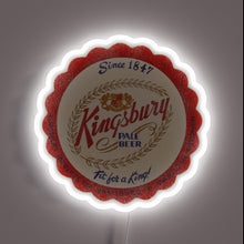 Load image into Gallery viewer, Retro beer advertisement from Wisconsin&#39;s Manitowoc area, vibrant color display.