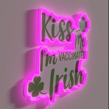 Load image into Gallery viewer, Irish charm meets health awareness in vibrant neon lettering