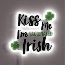 Load image into Gallery viewer, Irish charm meets health awareness in vibrant neon sign art