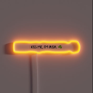 Whimsical Irish charm with glowing RGB accents, perfect gift.