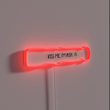 Load image into Gallery viewer, Irish charm meets modern style with this vibrant neon sign.