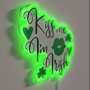 Catchy, colorful, and cheeky Ireland-themed neon sign for any room