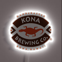 Load image into Gallery viewer, **Alt text:** Neon sign of Kona Brewing Co. logo with a red lizard and white glow.