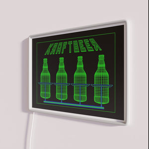 Eye-catching Kraftbeer RGB Neon Sign for Home Bar Decor Inspiration